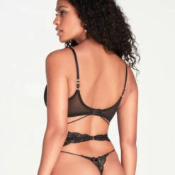Body String En Dentelle Agent Provocateur Dedee -Sous Vêtement Soldes body agent provocateur dedee noir 2