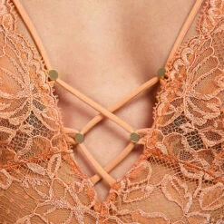 Body En Dentelle Andres Sarda Nadia -Sous Vêtement Soldes body andres sarda nadia cuivre 4