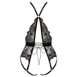 Body Harnais Ouvert En Dentelle Atelier Amour Enlace Moi -Sous Vêtement Soldes body atelier amour enlace moi noir 2