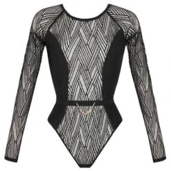 Body String En Dentelle Atelier Amour Onde Sensuelle -Sous Vêtement Soldes body atelier amour onde sensuelle noir 5