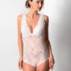 Body En Dentelle Aubade Danse Des Sens -Sous Vêtement Soldes body aubade danse des sens ivoire