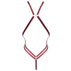 Body Harnais Bordelle Cadi Range -Sous Vêtement Soldes body bordelle cadi range bordeaux 10
