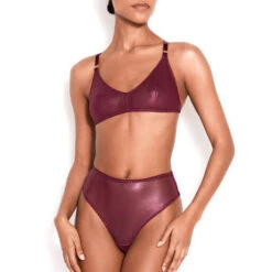 Body String Amovible Bordelle Cadi Range -Sous Vêtement Soldes body bordelle cadi range bordeaux 6