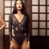 Body En Dentelle Coco De Mer Aphrodite -Sous Vêtement Soldes body coco de mer aphrodite noir