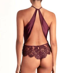 Body En Dentelle Coco De Mer Camellia 10 Body En Dentelle Coco De Mer Camellia -Sous Vêtement Soldes body coco de mer camellia bordeaux 3