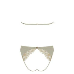 Body Ouvert Coco De Mer Clarivel 8 Body Ouvert Coco De Mer Clarivel -Sous Vêtement Soldes body coco de mer clarivel vert or 2