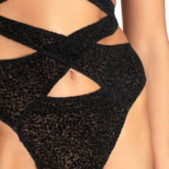 Body Coco De Mer Muse Ava 10 Body Coco De Mer Muse Ava -Sous Vêtement Soldes body coco de mer muse ava noir paillettes 3