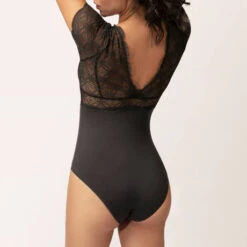Body En Dentelle Empreinte Romy -Sous Vêtement Soldes body empreinte romy noir 3