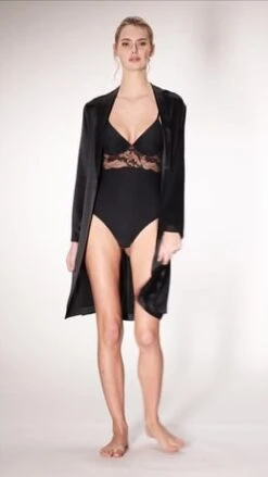 Body La Perla Like A Butterfly -Sous Vêtement Soldes body la perla like a butterfly noir 2