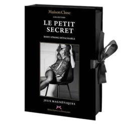 Body String Porte-jarretelles Détachable En Dentelle Maison Close Jeux Magnétiques -Sous Vêtement Soldes body maison close jeux magnetiques noir 12