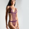 Body String Maison Close Villa Satine 1 Body String Maison Close Villa Satine -Sous Vêtement Soldes body maison close villa satine violet fonce