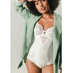 Body Maison Lejaby Gaby -Sous Vêtement Soldes body maison lejaby gaby blanc 5