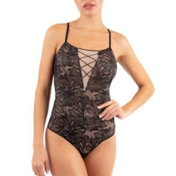 Body Fines Bretelles En Dentelle Oscalito Sexy Leavers