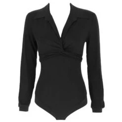 Body Manches Longues Baylee Pain De Sucre Homewear -Sous Vêtement Soldes body pain de sucre homewear noir 3