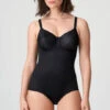 Body PrimaDonna Satin 1 Body PrimaDonna Satin -Sous Vêtement Soldes body primadonna satin noir