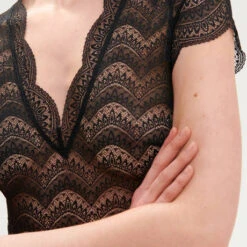 Simone Perele Body En Dentelle Simone Pérèle Karma -Sous Vêtement Soldes body simone perele karma noir 2