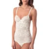 Body En Dentelle Valery Macarons -Sous Vêtement Soldes body valery macarons blanc