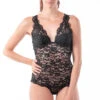 Body String En Dentelle Valery Macarons -Sous Vêtement Soldes body valery macarons noir