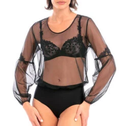 Body Chemisier Wacoal Lumière Douce -Sous Vêtement Soldes body wacoal lumiere douce noir 3