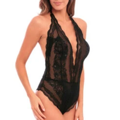 Body String En Dentelle Wacoal Ravissant -Sous Vêtement Soldes body wacoal ravissant noir 2