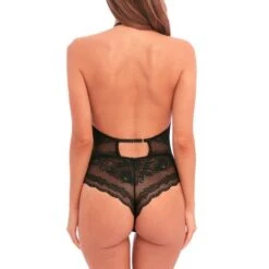 Body String En Dentelle Wacoal Ravissant -Sous Vêtement Soldes body wacoal ravissant noir 3