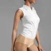 Body Blouse En Coton Wolford London Effect -Sous Vêtement Soldes body wolford london effect blanc