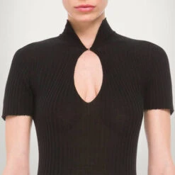 Body String Wolford Merino -Sous Vêtement Soldes body wolford merino noir 3