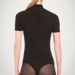 Body String Wolford Merino -Sous Vêtement Soldes body wolford merino noir 4