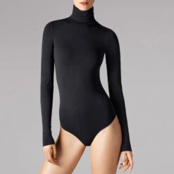 Body String Sans Coutures Wolford Orlando -Sous Vêtement Soldes body wolford orlando noir 2