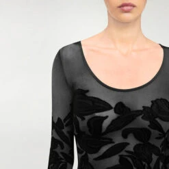 Body String Wolford Tattoo -Sous Vêtement Soldes body wolford tattoo noir 2