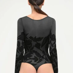 Body String Wolford Tattoo -Sous Vêtement Soldes body wolford tattoo noir 3