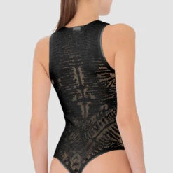 Body String Wolford Zebra -Sous Vêtement Soldes body wolford zebra noir 3