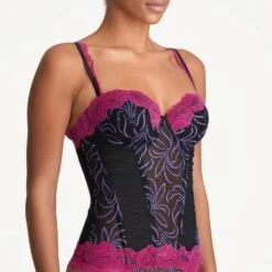 Corset Armatures Marie Jo Adelade -Sous Vêtement Soldes corset marie jo adelade rose noir 5