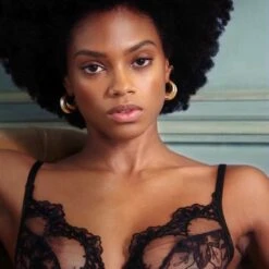 Guêpière Aubade After Midnight -Sous Vêtement Soldes guepiere aubade after midnight noir 2