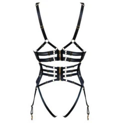 Guêpière Seins Nus Modulable Bordelle Vita 10 Guêpière Seins Nus Modulable Bordelle Vita -Sous Vêtement Soldes guepiere bordelle vita noir 3