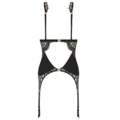 Guêpière En Dentelle Coco De Mer Rivera -Sous Vêtement Soldes guepiere coco de mer rivera noir or 3