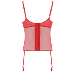 Guêpière Porte-jarretelles La Perla Bice -Sous Vêtement Soldes guepiere la perla bice rouge 3