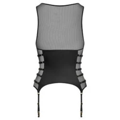 Guêpière Maison Close Chambre Noire -Sous Vêtement Soldes guepiere maison close chambre noire noir 2