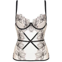 Guêpière Prelude Greta -Sous Vêtement Soldes guepiere prelude greta noir nude 1