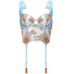 Guêpière Studio Pia Lena 11 Guêpière Studio Pia Lena -Sous Vêtement Soldes guepiere studio pia lena bleu dragee 1