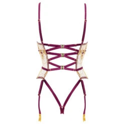 Guêpière Studio Pia Matilda 11 Guêpière Studio Pia Matilda -Sous Vêtement Soldes guepiere studio pia matilda violet jaune 4