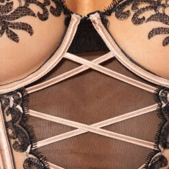 Guêpière Valery Prestige Secret Vanity -Sous Vêtement Soldes guepiere valery prestige secret vanity noir nude 5