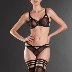 Jarretières Aubade Rencontre Anonyme 7 Jarretières Aubade Rencontre Anonyme -Sous Vêtement Soldes jarretiere aubade rencontre anonyme noir 2