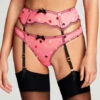 Porte-jarretelles Agent Provocateur Conny 2 Porte-jarretelles Agent Provocateur Conny -Sous Vêtement Soldes porte jarretelles agent provocateur conny rose