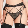 Porte-jarretelles En Dentelle Agent Provocateur Dedee -Sous Vêtement Soldes porte jarretelles agent provocateur dedee noir