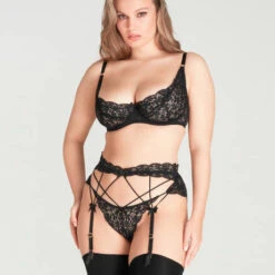 Porte-jarretelles En Dentelle Agent Provocateur Dedee -Sous Vêtement Soldes porte jarretelles agent provocateur dedee noir 3