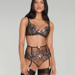 Porte-jarretelles Agent Provocateur Kaylie -Sous Vêtement Soldes porte jarretelles agent provocateur kaylie noir 4