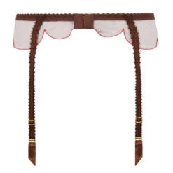 Porte-jarretelles Agent Provocateur Lorna -Sous Vêtement Soldes porte jarretelles agent provocateur lorna marron beige 2
