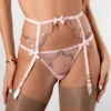 Porte-jarretelles Agent Provocateur Lorna Party -Sous Vêtement Soldes porte jarretelles agent provocateur lorna party rose