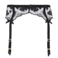 Sous Vêtement Soldes -Sous Vêtement Soldes porte jarretelles agent provocateur milena noir 1